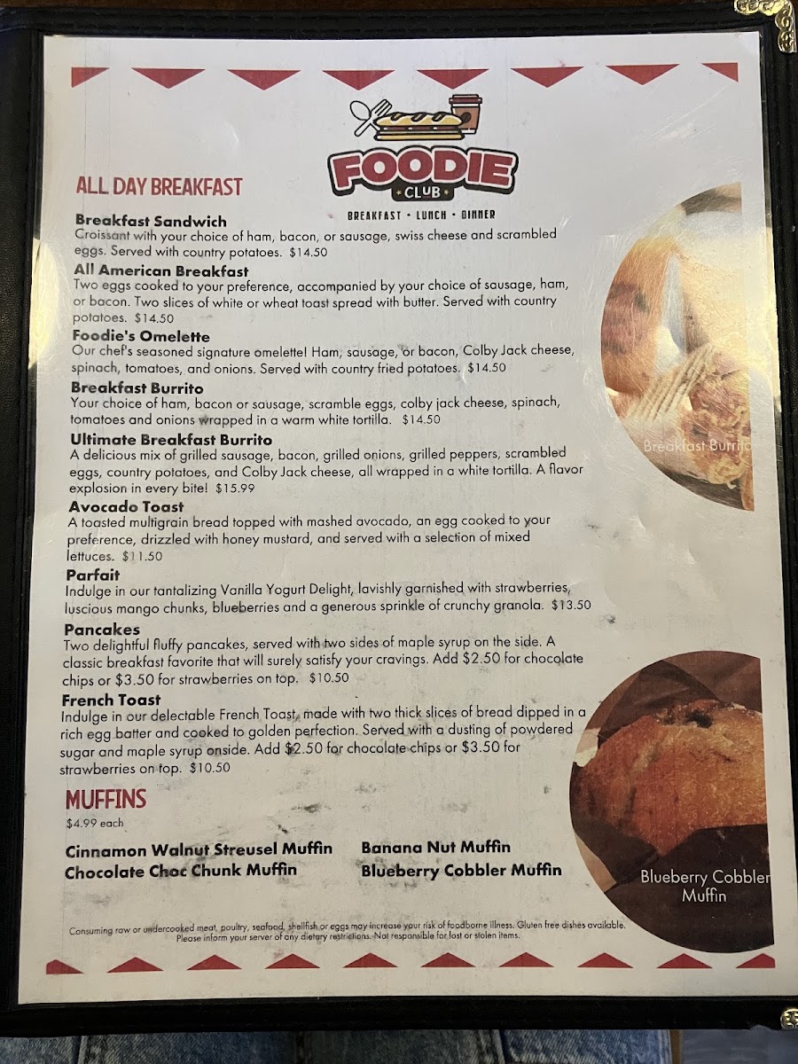 Foodie Club Menu - Image 5